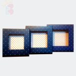 جعبه کادو مربع ۳تایی متوسط طلقی کد Hb10