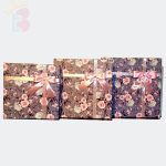 جعبه کادو مربع ۳تایی متوسط کد Hb11