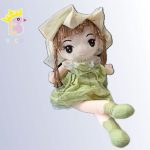 دختر دامن ساتن